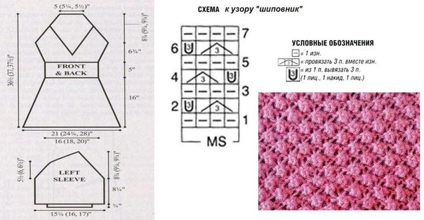 Узоры для вязания шиповник Узоры для вязания шиповник