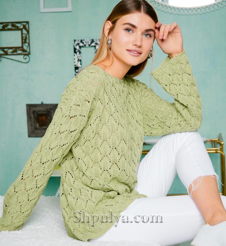пуловер, схема, вязание спицами
