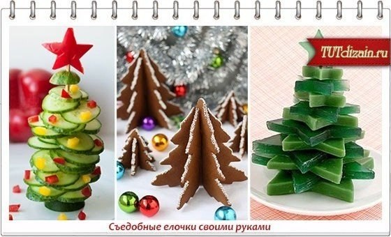 Съедобная ёлочка своими руками